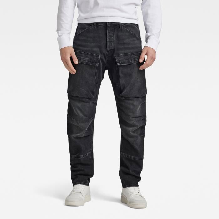 Pantalon cargo G Star 3D worn in black moon 27x32 Worn in black moon Cdiscount Pret a Porter