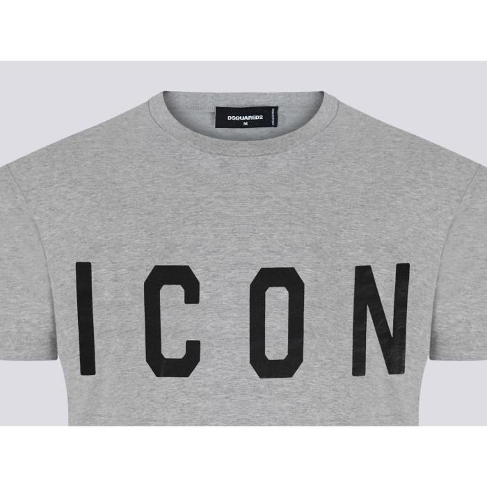 Dsquared2 Homme T Shirt Gris Slim Fit Gris Cdiscount Pr t Porter