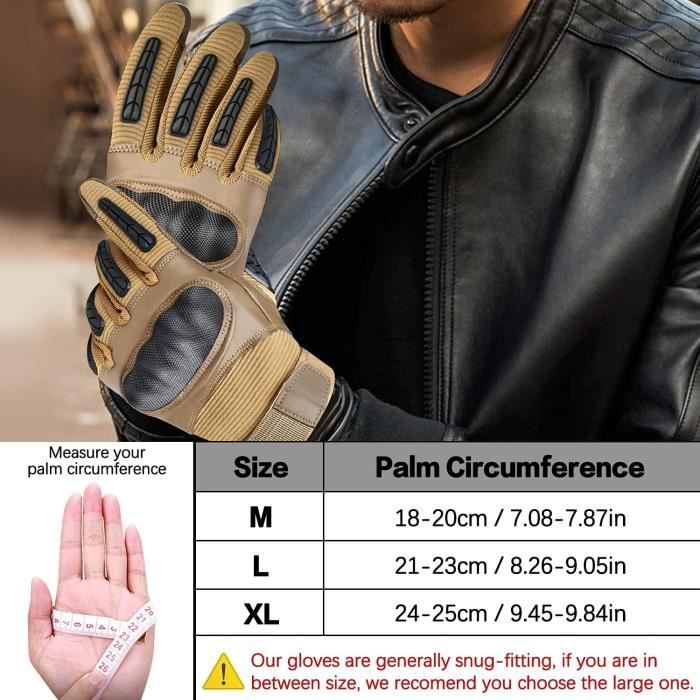 Gants Moto Homologué Hiver Hifrom Gants De Moto, Respirant Gants à Écran Tactile Pour La Course De Moto, Anti-Glissant Gants De Moto Femme Et Homme Pour Motocross, Escalade Et Autres Sports De