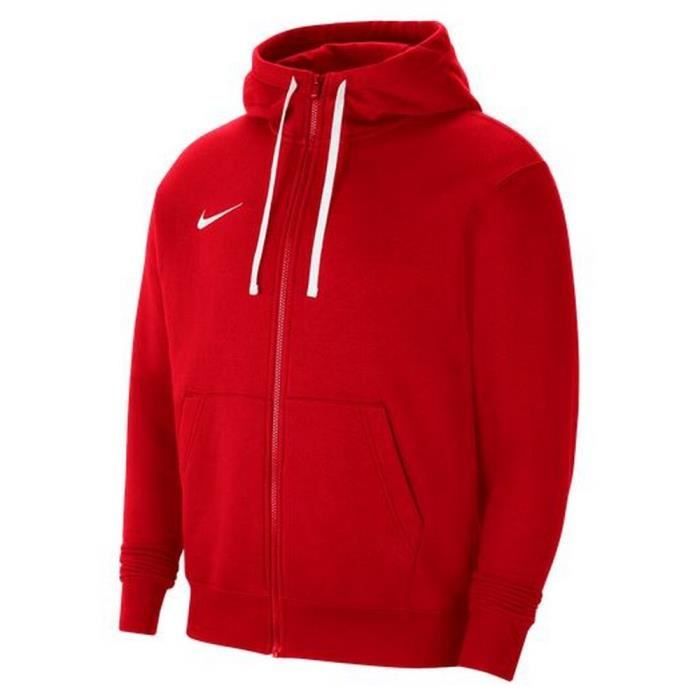 Jogging Polaire Zippe A Capuche Homme Nike Rouge et Noir Multisport Manches longues Respirant Rouge Cdiscount Pret a Porter
