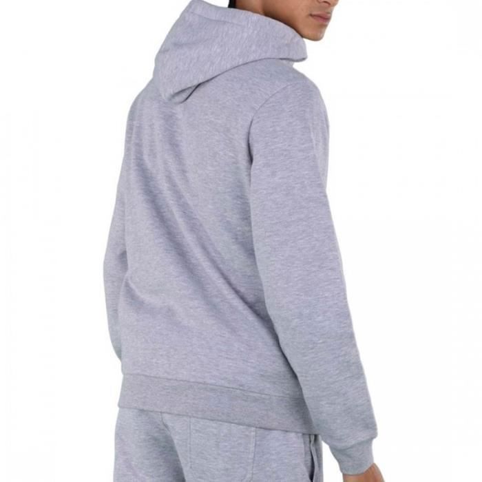 Sweat à Capuche Homme Sergio Tacchini Noir M Zip Intégral Rayures