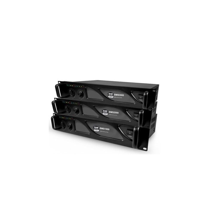 Enceintes Sono Amplificateur De Sonorisation BMS Sonic BMS-1000 - 2 X 500W RMS, Idéal Pour DJ Et Soirées Barre De Son Bluetooth