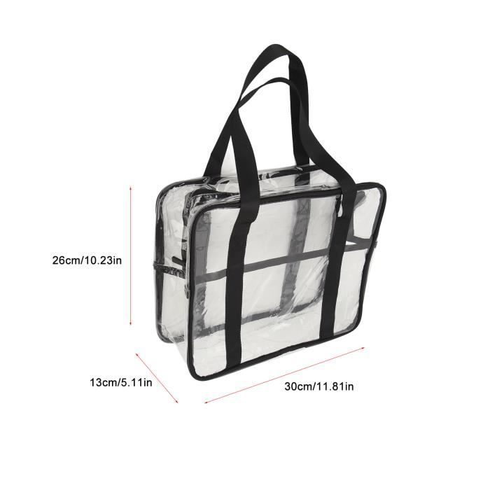 DUO grand sac transparent de travail Sac Transparent Grand Sac