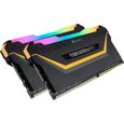 Mémoire RAM - CORSAIR - Vengeance RGB Pro Series DDR4 - 16GB 2x8GB DIMM - 3200 MHz  - CL16 - 1.35V - Noir-2