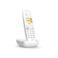 Gigaset A270, Téléphone DECT, Combiné sans fil, Haut-parleur, 80 entrées, Identification de l'appelant, Blanc-2