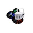 Pack de 4 jeux de lumière compacts et puissants + 1 portique acier robuste - idéal soirée dansante PA DJ SONO MIX LED-2