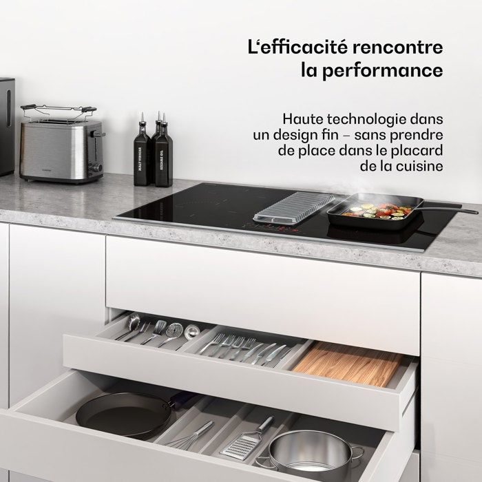Plaque électrique Avec Hotte Intégrée