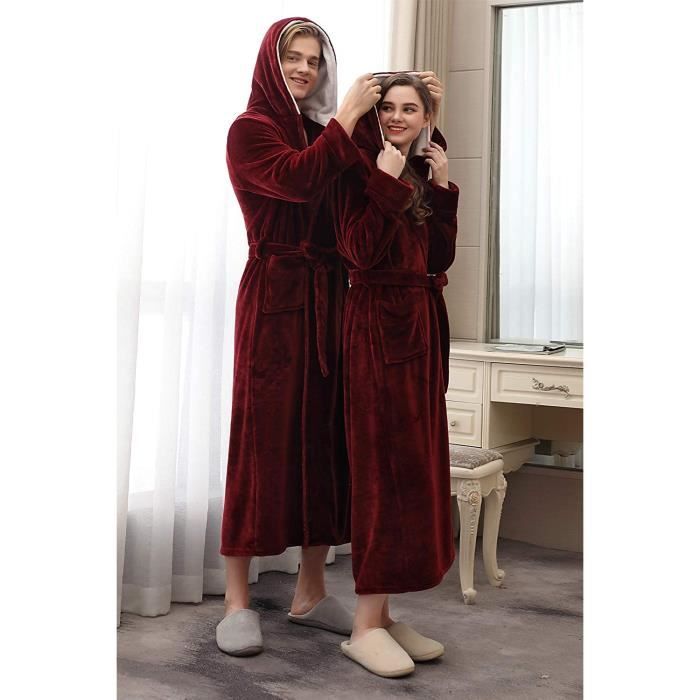 Peignoir homme hot sale à capuche