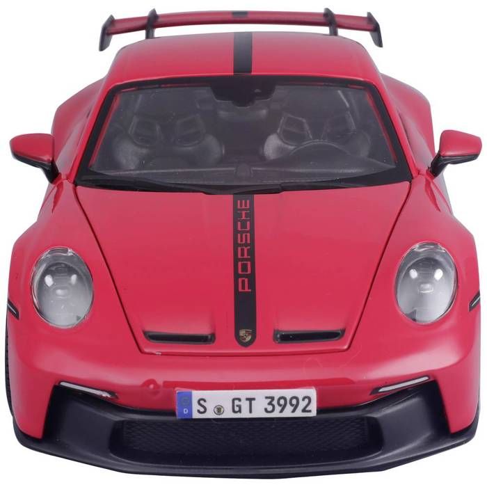 Miniature Porsche 911 GT3 2022 Maisto 1/18 - Noire Avec Bande | Voiture Collection