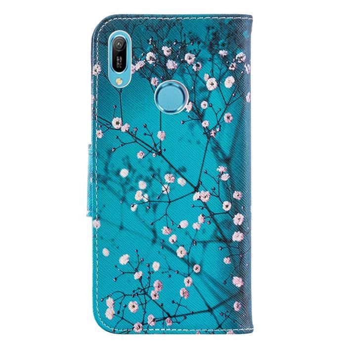 Huawei Y6 2019 Coque de Protection Etui en Cuir Flip Support Style Housse Pochette pour Huawei Y6 2019 Y6 Prime 2019 6.09 11 Cdiscount Telephonie