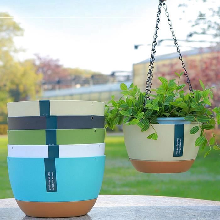 3Pack Pots De Fleurs Suspendus D'intérieur 165x155mm Panier De Plantes Suspendues Pour L
