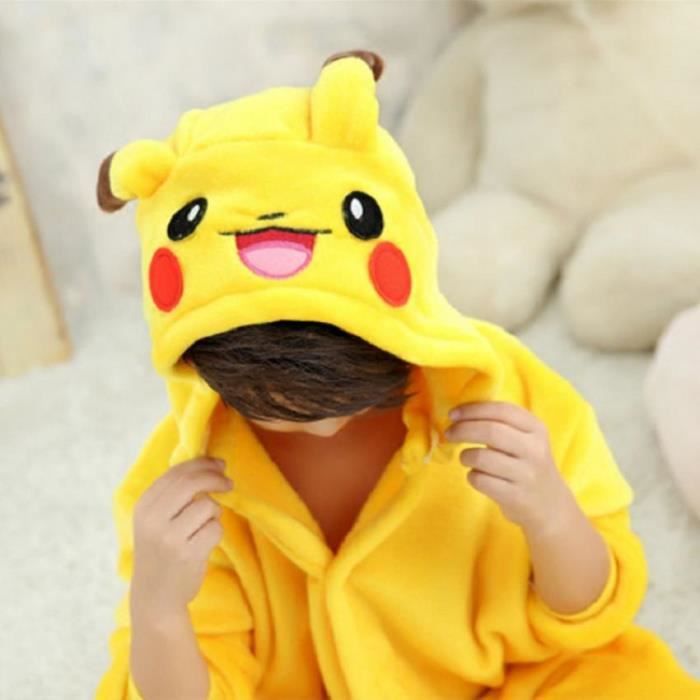 Tomatocart Pyjama Bebe Ensemble Flannel Pikachu Cosplay Encapuchonne Noel Pijama Enfant Enfants Garcons Vetements De Nuit