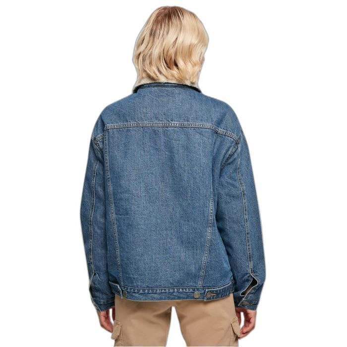 Veste En Jean Old Navy Femme Taille M Bleu Clair - Occasion Très Bon état, Coupe Classique
