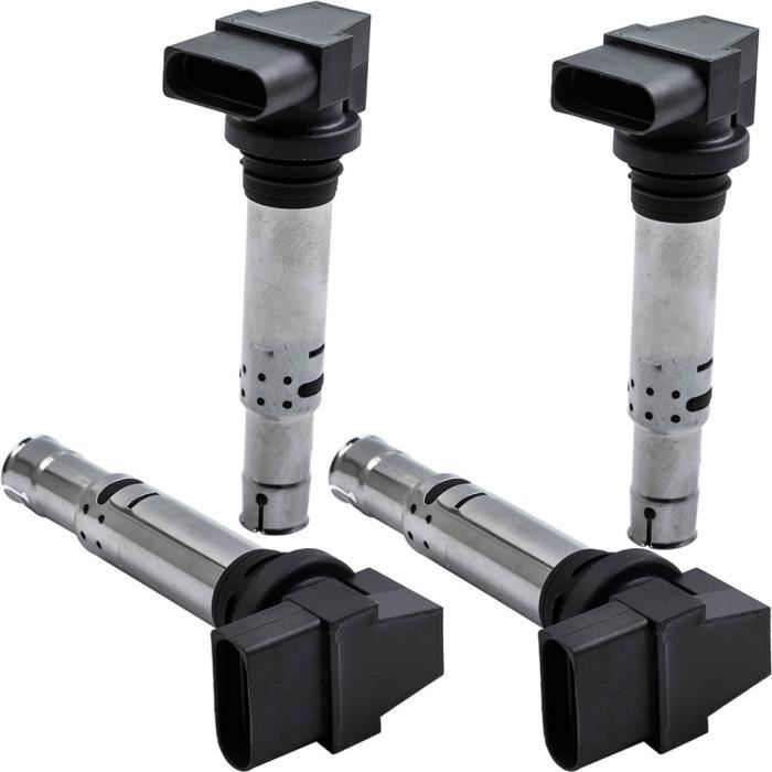 Lot De 3 Bobines D'allumage Crayon + Faisceaux - Compatible VW, Audi, Seat, Skoda 1.2/1.4/1.6 TSI TFSI