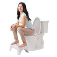 Moonmini® Marche Pied Antidérapant Tabouret Toilette Enfant Adulte Tabouret Physiologique Salle de Bain WC-3
