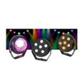 Pack de 4 jeux de lumière compacts et puissants + 1 portique acier robuste - idéal soirée dansante PA DJ SONO MIX LED-3