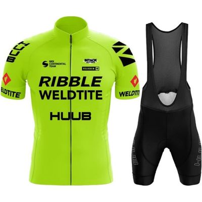 Maillot Cyclisme Homme Huub - Noir - Taille M - Entraînement - Polyester - Réf 100492