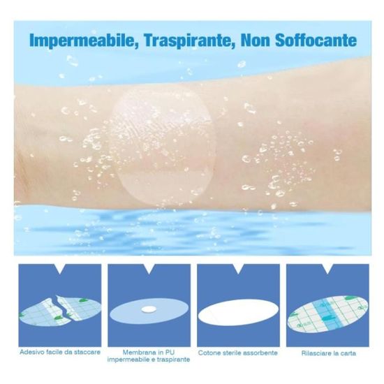 100 PCS Protection Étanche Oreille Autocollant - Protège Oreilles Bébé Enfant Pour Natation Douche Surf