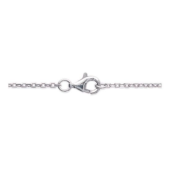 Collier Homme Chaîne Maille Forçat Argent 925 Rhodié - 20mm - KBC - Neuf Avec Étiquettes