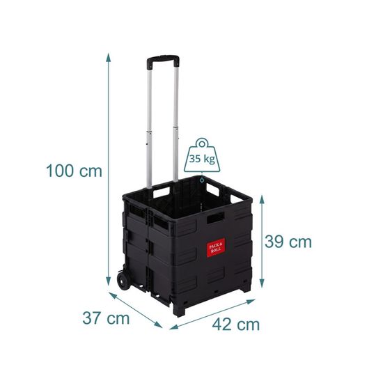 Chariot de Courses Relaxdays, Monte-escalier, Compartiment Isotherme, Sac Amovible, 45 l, Max. 35 kg, Pliable, Vert Chariot de Courses Relaxdays, Monte-escalier, Compartiment Isotherme, Sac Amovible, 45 l, Max. 35 kg, Pliable, Vert