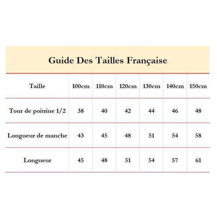 Taille 12 ans best sale garcon