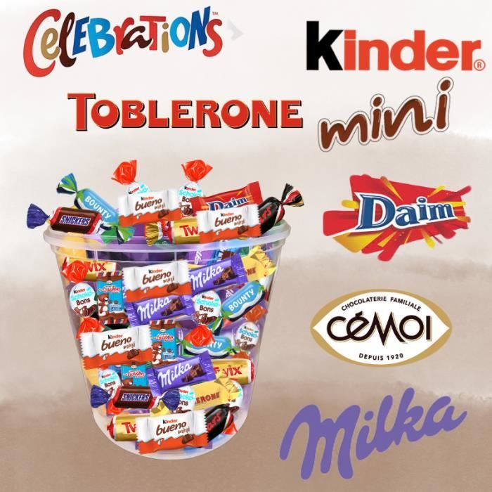 Chocolats noël : 1 boîte Milka moments + 1 boîte Mini Roc mix Côte d'Or + 1  boîte Mini Bouchée Côte d'Or + 1 boîte de Mini Toblerone - Cdiscount Au  quotidien