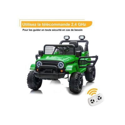 Tracteur électrique enfant 12V - LALAHO - LALAHO - Télécommande 2.4G