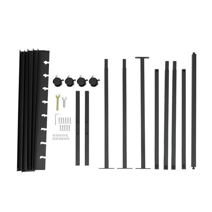 Support Rack Guitare 5 Places – Présentoir Solide Fer + Caoutchouc, Idéal Maison, Studio, Magasin Ou École De Musique