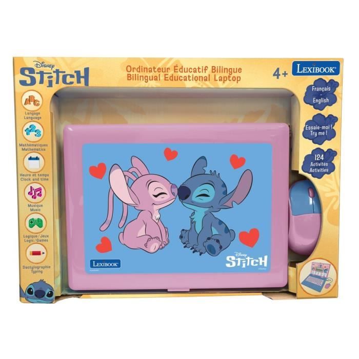 Lexibook Ordinateur Bilingue Licorne – 124 Activités En Anglais/espagnol, Clavier Réel, écran 9,7 Cm