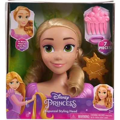 Just Play Disney Princess Deluxe Tête de poupée Raiponce Multicolore