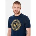 KAPORAL - T-shirt bleu marine homme 100% coton  RANDI-0