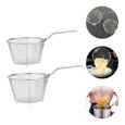 2pcs utiles Paniers à frites de nourriture pratiques simples durables pour la maison panier a linge accessoire salle de bain-0