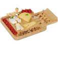 Plateau fromage bambou & lot 4 couverts - 10044699-0-0