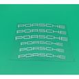 Stickers Autocollant Etrier De Frein pour Porsche blanc-0