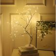 SP26153-Arbre Lumineux LED Lampe de Arbre 108 Lumières d'arbre LED Lumière Décoration Intérieure, Bureau, Chevet, Blanc Chaud-0