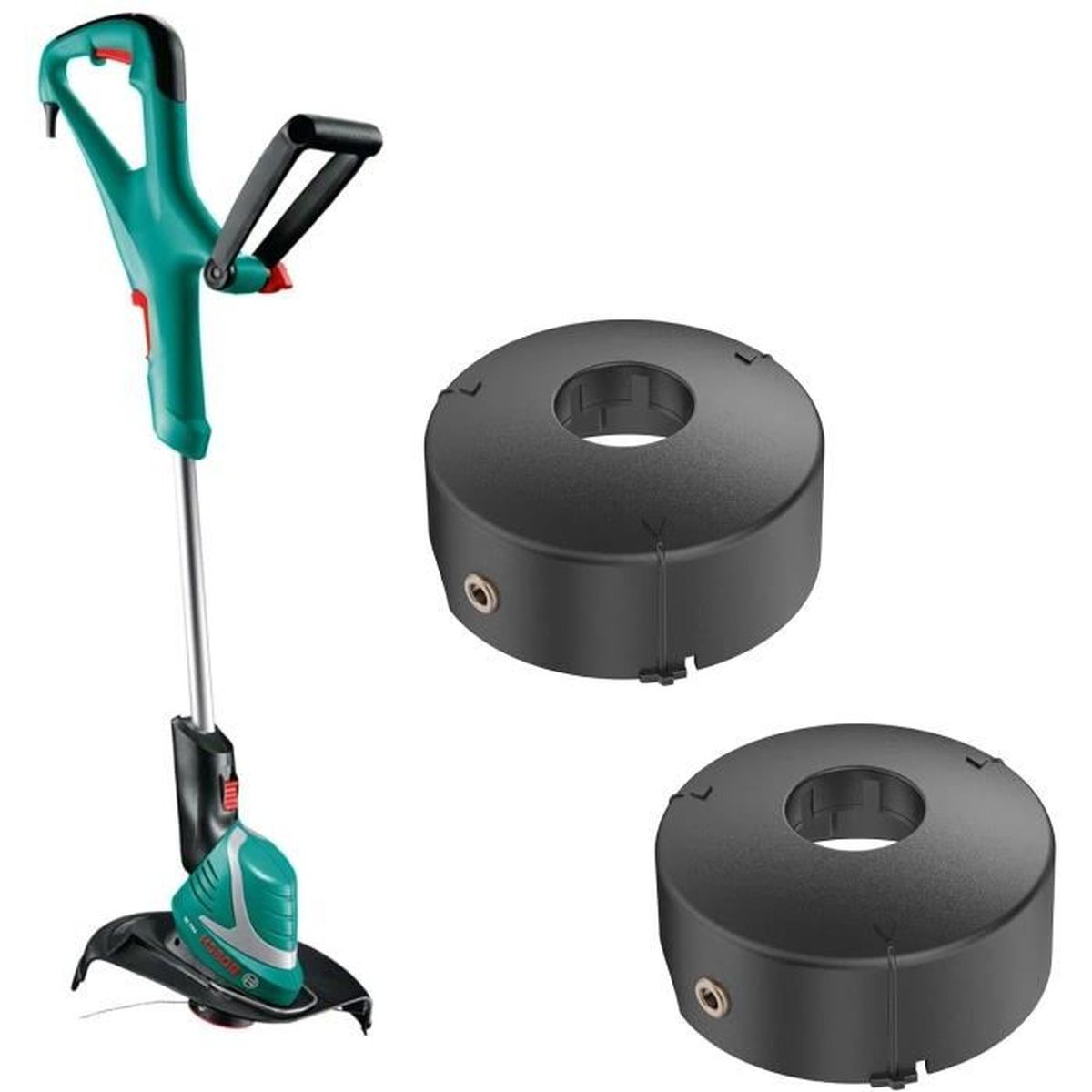 Lot De 2 Couvercles De Bobine Pour Coupe-bordures Bosch ART 23/26 SL - Pièce De Rechange Originale