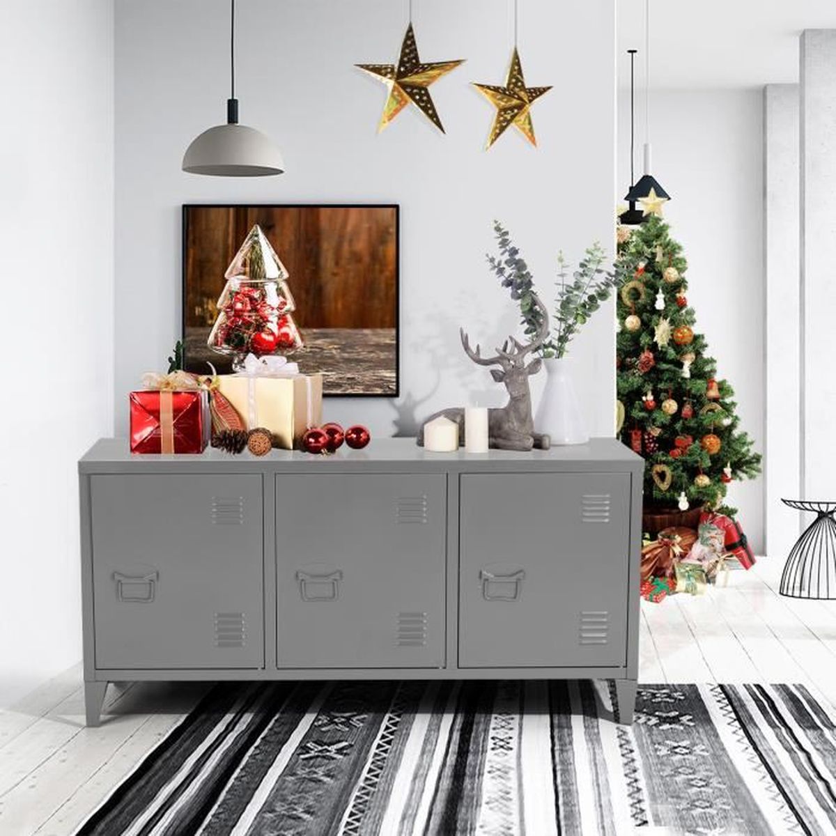 Armoire Rangement Buffet Bas Meuble De Bureau Armoires De