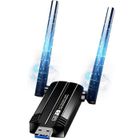 TALZOV Clé WiFi Puissante, AC1300 Mbps USB 3.0 Double Bande Antenne WiFi 2.4G / 5GHz Dongle WiFi, Compatible avec Windows 11/10/8/7/XP