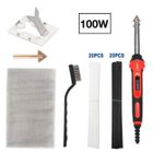 Agrafeuse thermique - MANDY TENFLLYWINGS - Réparation pare-chocs - 100 W - 3 vitesses - Accessoires inclus