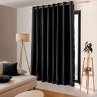 ENJOY HOME Rideau occultant - OBSKUR - 300 x 240 cm - Noir - Œillets métal - 100% polyester