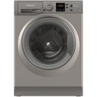 Lave-linge hublot HOTPOINT NSWM946GGFR - 9 kg - Induction - 1400 trs/min - Classe A - Graphite