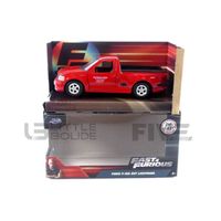 Voiture Miniature de Collection - JADA TOYS 1/32 - FORD F-150 SVT Lighting - Fast and Furious - 1999 - Red - 98320R
