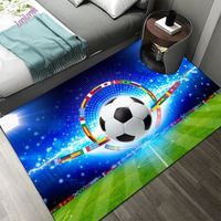 MBg-15598 Grand tapis de Football Champions pour salon impression 3D pour chambre à coucher tapis de bain do Taille:120x160cm