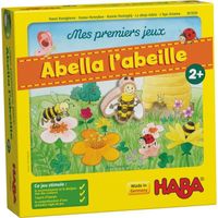 Jeu coopératif HABA - Mes premiers jeux - Abella l'abeille - Apprendre les couleurs - 2 ans et plus