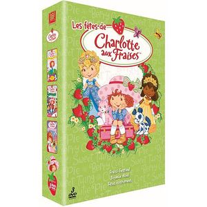 DVD DESSIN ANIMÉ Les Fêtes de Charlotte aux Fraises-Coffret 3 DVD