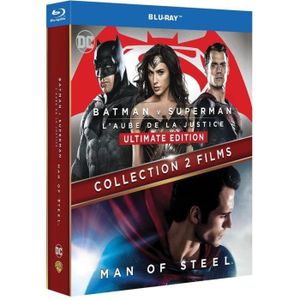 BLU-RAY FILM Batman vs Superman + Man of Steel - Coffret Blu-Ra