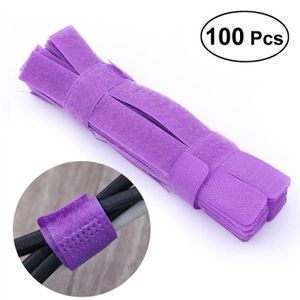 Nylon Auto Verrouillage Réutilisable Câble réseau Tie Zip Fastener 11.5 cm longueur 20pcs