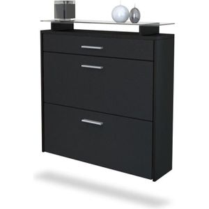 Meuble A Chaussures Noir Achat Vente Meuble A Chaussures Noir