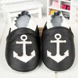 chaussons cuir souple pas cher