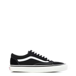 vans blanche en cuir